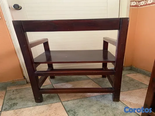 muebles y colchones - 4 sillas en caoba  3