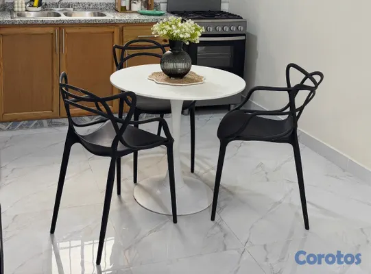 muebles y colchones - COMEDOR DE 3 SILLAS SUPER COQUETO. 2
