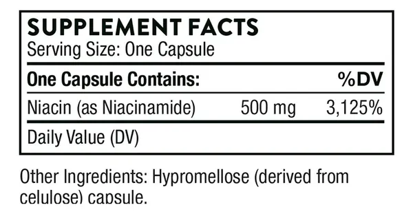 Salud y Equipamiento Médico - Niacinamide 500 Mg Thorne - Unidad - Unidad A $1322 2