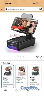 camaras y audio - Bocina Bluetooth con Soporte para Celular 6