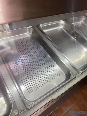 equipos profesionales - Vitrina baño maria en acero inoxidable de 8 Bandejas. 4