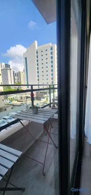 apartamentos - Apartamento en alquiler en Piantini Amueblado full 1 habitación, 1.5 baños, 1P 3