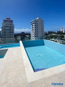 apartamento amueblado de Una habitación Nuevo moderno von piscina 
