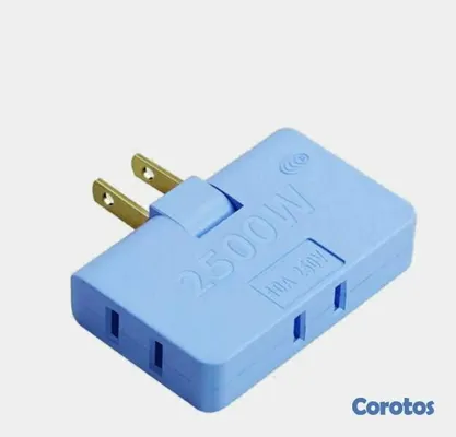 computadoras y laptops - ENCHUFLE TRIPLE FLEXIBLE HS-E-3C1 2