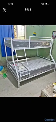 muebles y colchones - camarotes twin full 54x39 15,500 con sus colchones  2