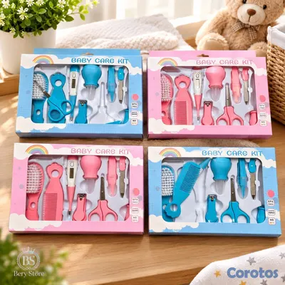 cuidado y nutricion - Kit de Cuidado personal para Bebé Completo para Higiene Diaria con accesorios.  6