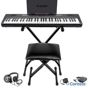 Piano eléctrico con bulto portatil marca Alesis Melody 61 MK4 