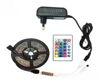 accesorios para electronica - Tira Led Luz led decoración ultrabrillante flexible colorida tiktok con control 2