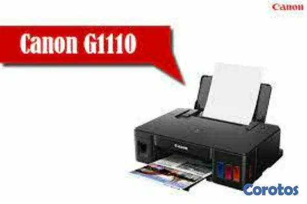 impresoras y scanners - IMPRESORA CANON G1110 BOTELLA DE TINTA CONTINA DE FABRICA  2