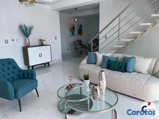 apartamentos - Lujoso Loft Amoblado Dúplex en Piantini – Piso Alt 19
