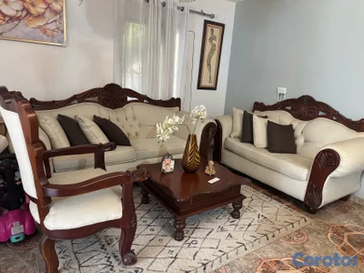 juego de mueble en caoba 