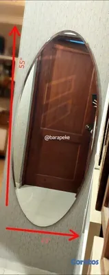 decoración y accesorios - Espejo Ovalado Biselado  1