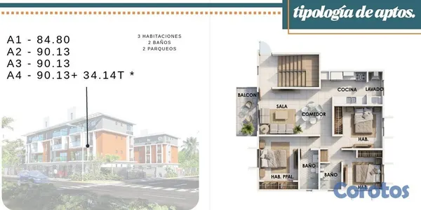 apartamentos - Proyecto en 📍 𝗦𝗮𝗻 𝗜𝘀𝗶𝗱𝗿𝗼, próximo a la Av. Ecológi 2