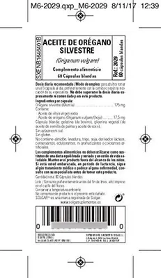 Salud y Equipamiento Médico - Aceite De Oregano Silvestre Alta Calidad Solgar 60 Capsulas 2