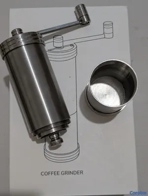 cocina - Molinillo de café manual CUSIBOX de acero inoxidable con fresa cónica ajustable 5