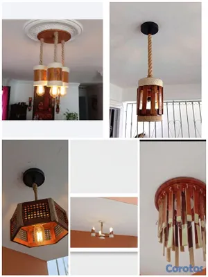 decoración y accesorios - Lámparas de su terrazas, gazebos, galerias, sala, cocina comedor y mas 2