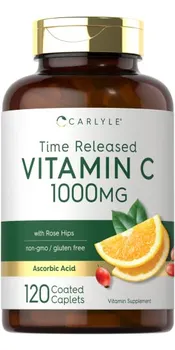 Salud y Equipamiento Médico - Carlyle Vitamina C 1000mg | Liberacion Programada | 120 Caps