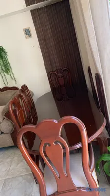 muebles y colchones - !!impresionante!! comedor de 6 sillas completamente en caoba  4