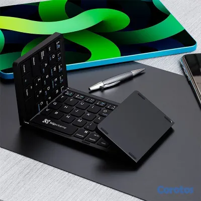 computadoras y laptops - TECLADO PLEGABLE WIRELESS KLIP XTREME FLEXPLIT, TECLAS BAJO PERFIL, TOUCHPAD 3