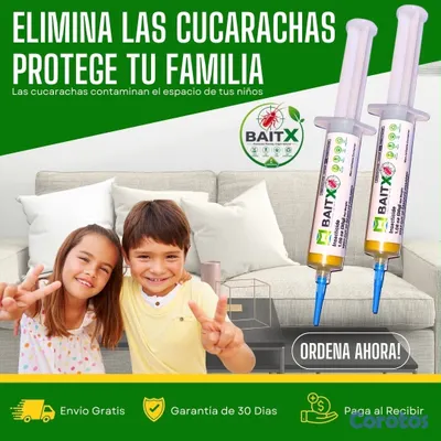 herramientas, jardines y exterior - BaitX - Cebo en Gel que elimina Cucarachas desde la Colonia  2
