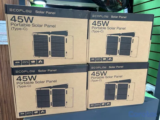 plantas e inversores - panel portátil Ecoflow 45W  2