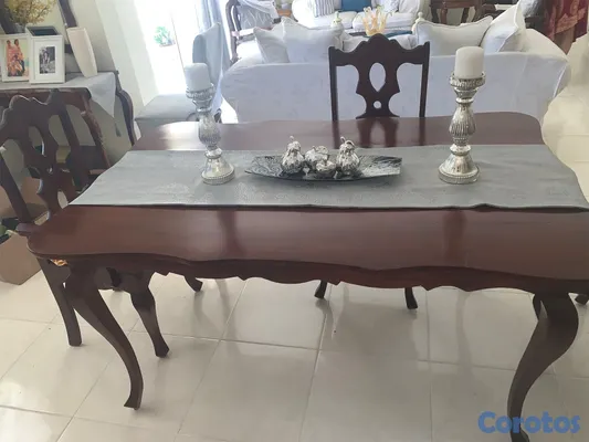 muebles y colchones - Comedor CAOBA ORIGINAL 4