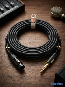 Cable XLR 5m Macho a Hembra Alta Calidad para Micr