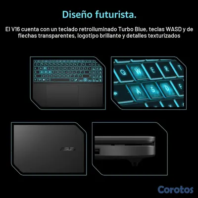 computadoras y laptops - LAPTOP ASUS V16 GAMING - Intel Core 7 240H,RTX 5060,DDR5 32GB –NUEVA NEGOCIABLE  6