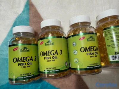 omega 3 fish OIL
1000 MG importado de Estados Unidos 