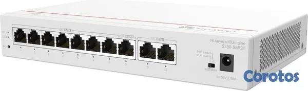 accesorios para electronica - ROUTER GATEWAY 8 PUERTOS HUAWEI S380-S8P2T- 2 X PUERTOS GE WAN, 8 X PUERTOS GE P 2