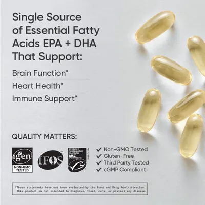 Salud y Equipamiento Médico - Omega-3 Fish Oil 1250mg 90 Cap Sports Research 4