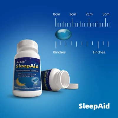 Salud y Equipamiento Médico - Rxzell Sleep Aid Difenhidramina Hcl 50 Mg 220 Capsulas Bland 3