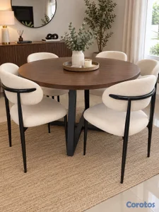 Juego de comedor importado de 4 sillas 