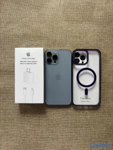 iphone 13 pro max blue sierra 128 GB desbloqueado.