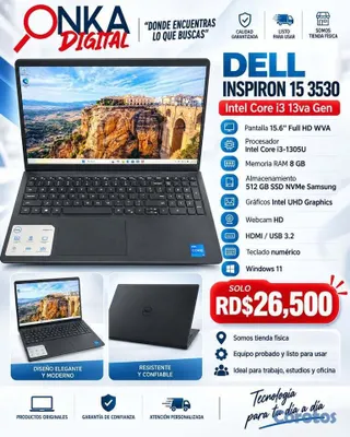 computadoras y laptops - LAPTOP DELL INSPIRON 15 3530 INTEL CORE 3 13VA GEN 2