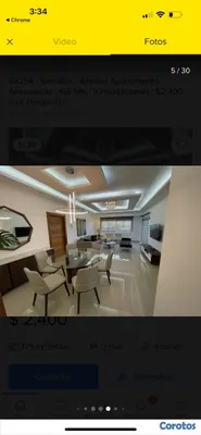 apartamentos - nuevo moderno Apto amueblado full se dos habitaciones US 2,300 13