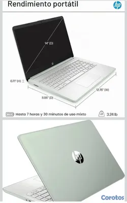 computadoras y laptops - 🔥 ¡OPORTUNIDAD! Laptop HP en venta a excelente precio 💻 ¡Aprovecha! 11