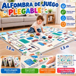 ALFOMBRA DE GATEO PARA NIÑOS ANTIGOLPE 