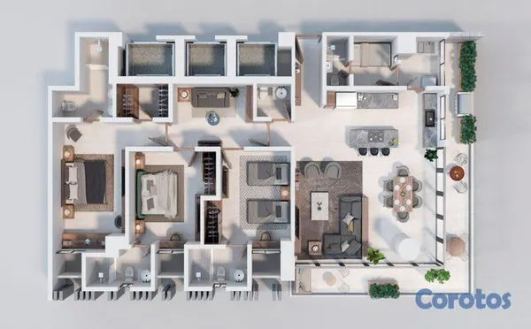 apartamentos - Exclusiva torre residencial ubicada en la avenida Enriquillo 10