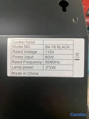 electrodomesticos - Extractor de Grasa Inlec 30x20 pulgadas color negro
Modelo B4-76 NEGRO


 6