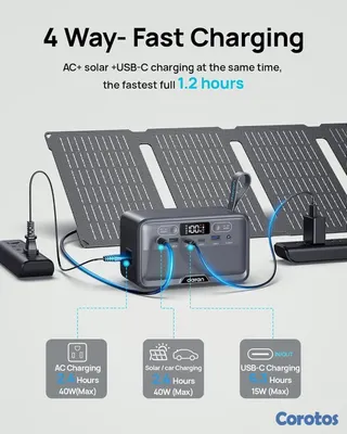 otros electronicos - Estación de energía portátil, banco de energía por 4