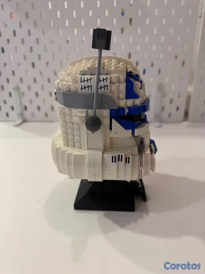 juguetes - Casco LEGO Star Wars Capitán Rex (75349) armado, d 2