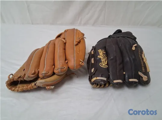 Artículos Deportivos - Par de guantes Rawling originales - Usados para ni 6