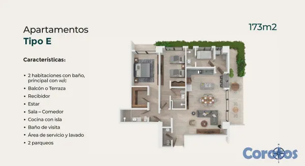 apartamentos - Apartamentos de lujo en Los Cacicazgos, Santo Domingo 8