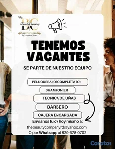VACANTES DISPONIBLES