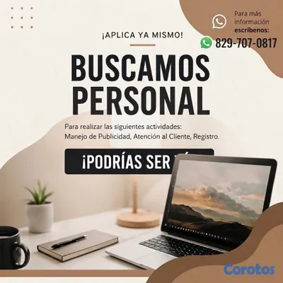 empleos disponibles - 🚀Estamso contratando:Forma parte de nuestro equipo de Majeting. has Diferencia. 3