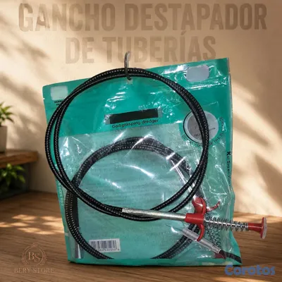 herramientas, jardines y exterior - 🎀 Gancho Destapador de Tuberías Flexible para Desagües con Extracción de Residu 4