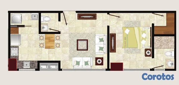 apartamentos - apartamentos en construcción de 1 habitación desde US$ 99,000 en Naco ID1557 7
