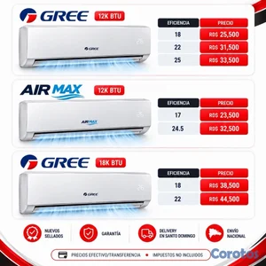 AIRE ACONDICIONADOS DISPONIBLES 