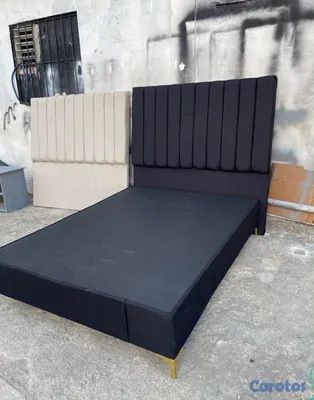 muebles y colchones - cama tapizada de 60  3